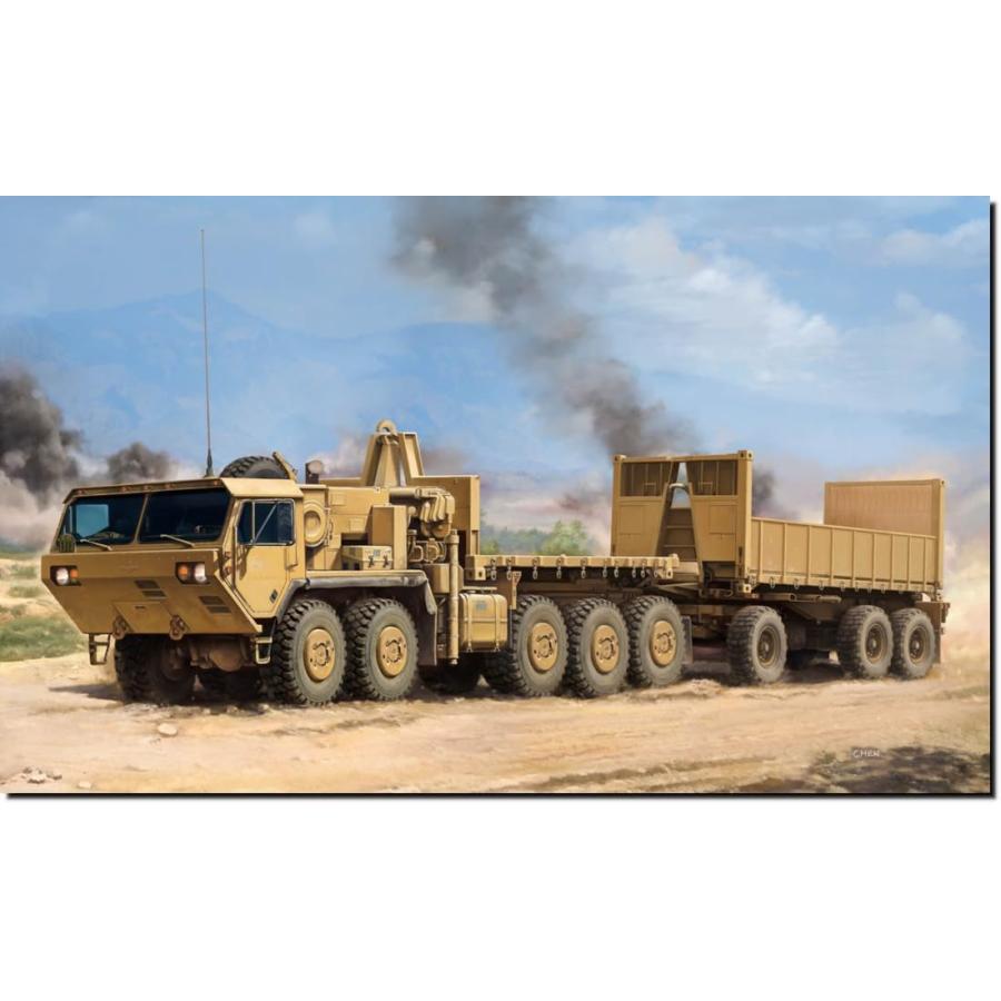 バリューデコトラ 予約品！2026年4月以降！アイラブキット 1/35 M1074 HEMTT PLS w/M1076 トレーラー プラモデル ...
