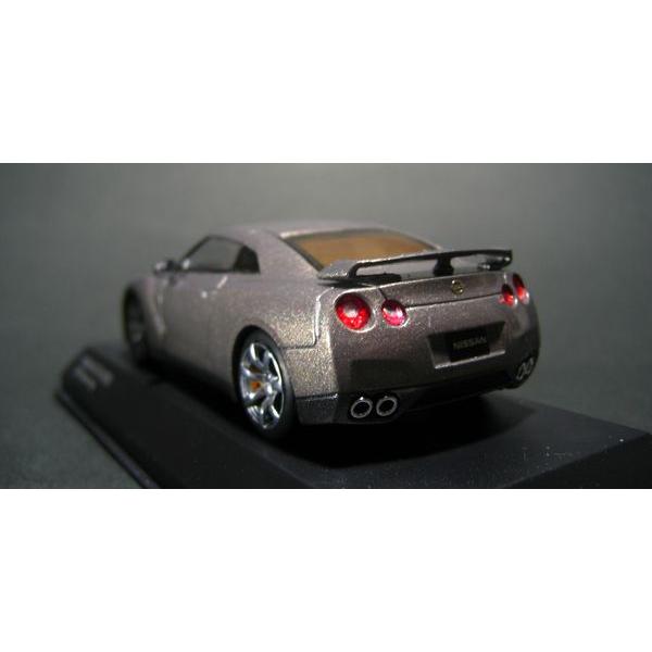 ■京商■1/43ニッサン GT-R (R35) 2007 （グレー）【ミニカー】k03741tg｜marusan-hobby｜04