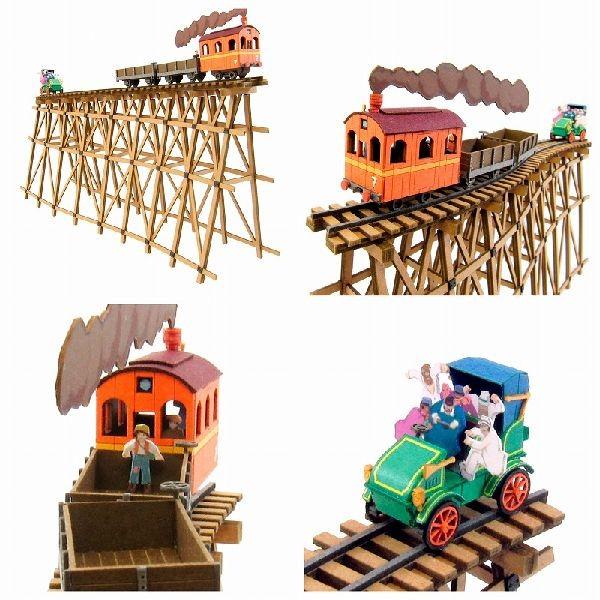 1 150 機関車とオートモービル 天空の城ラピュタ ミニチュア組立ペーパークラフト Mk07 12 Mk07 12 マルサンホビー 通販 Yahoo ショッピング