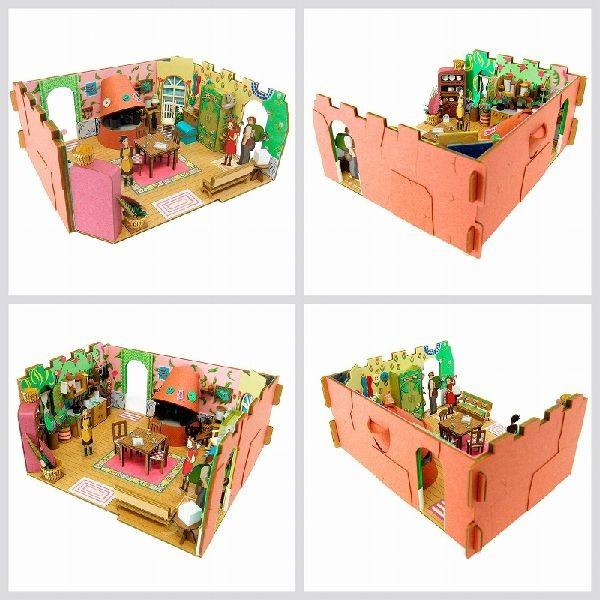 ジブリパーク　借りぐらしのアリエッティ　ミニチュア　ペーパークラフト Amazon.co.jp: さんけい スタジオジブリmini 借りぐらしの