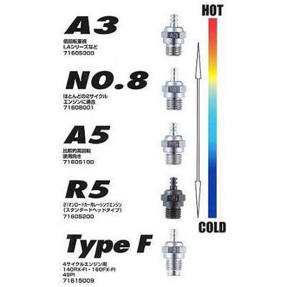 【OS.プラグ】:71605100：『No.10(Ａ５)』 Cold No.10プラグ 【ラジコン/２サイクル,グロープラグ】　｜marusan-hobby｜02