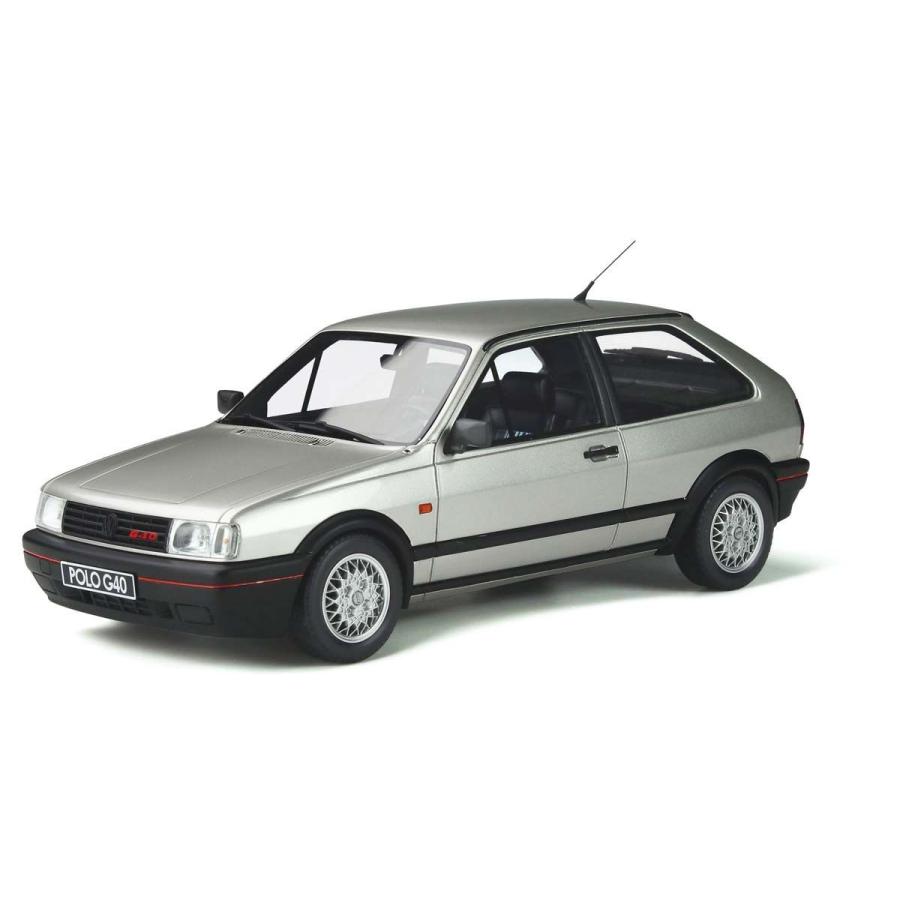 オットーモービル   OTM856   1/18スケール   フォルクスワーゲン ポロ Mk.II G40 (シルバー) ミニカー完成品 レジン製 開閉機構なし