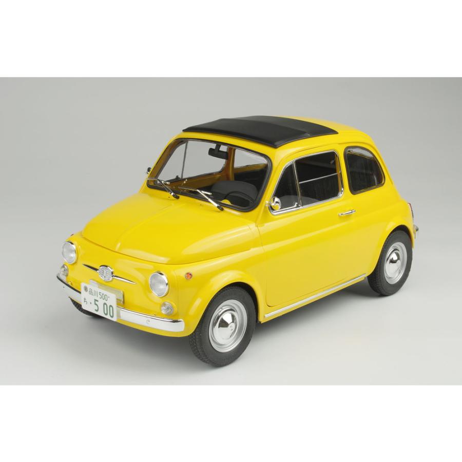 1/12 イエローボディver フィアット500F 1968 ルーフキャリア付属 フィアット500F 1968 ルーフキャリア付属 (プラモデル) - ホビー