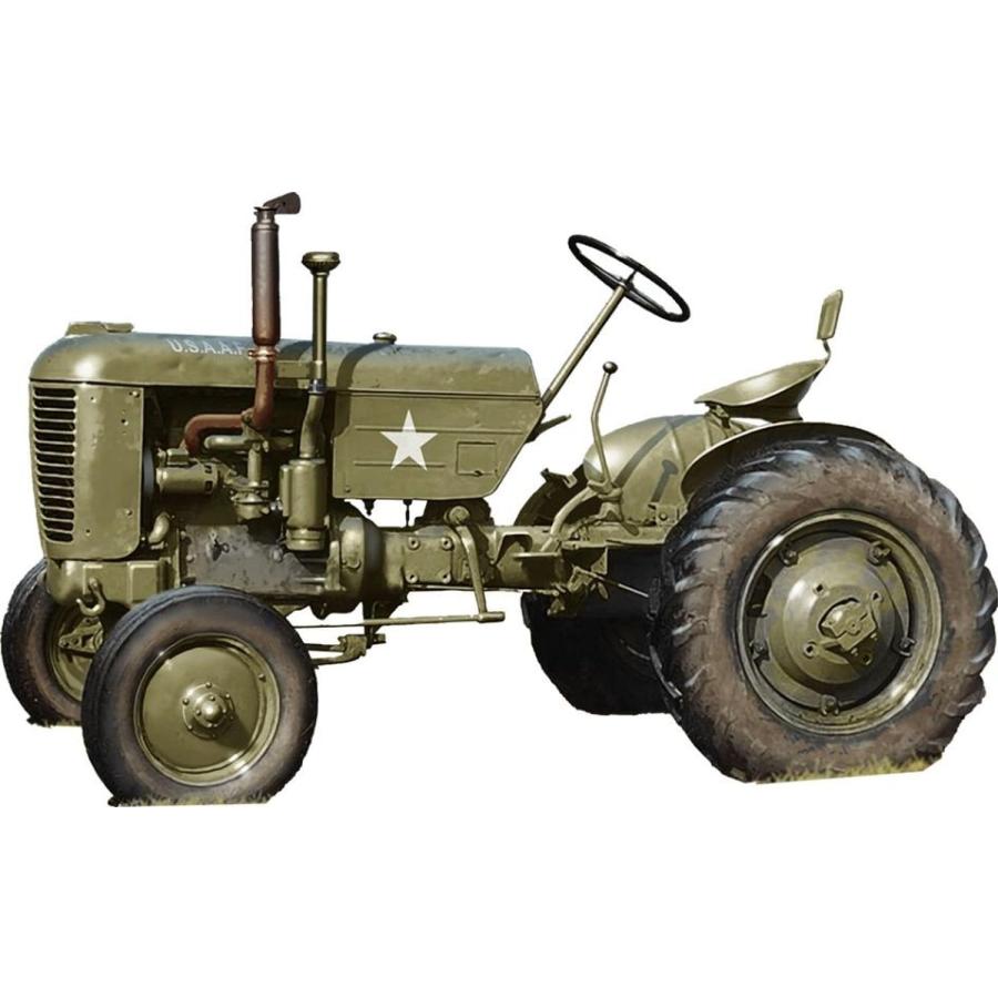 サンダーモデル  1/72 アメリカ ケース社 軍用・民間トラクター 2セット VAI・整地圧縮ローラー付属 プラモデル 組立キット TB72001 | タコム | 01
