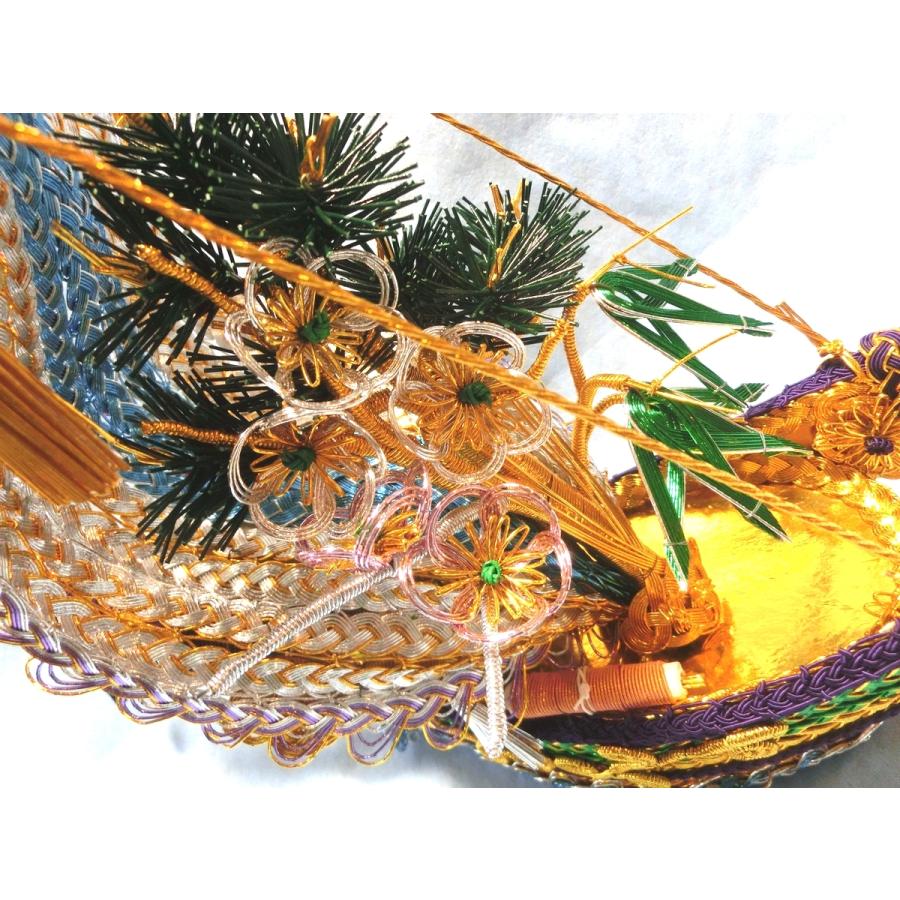 えひめ伝統工芸士　井原時三郎作　伊予水引使用　宝船