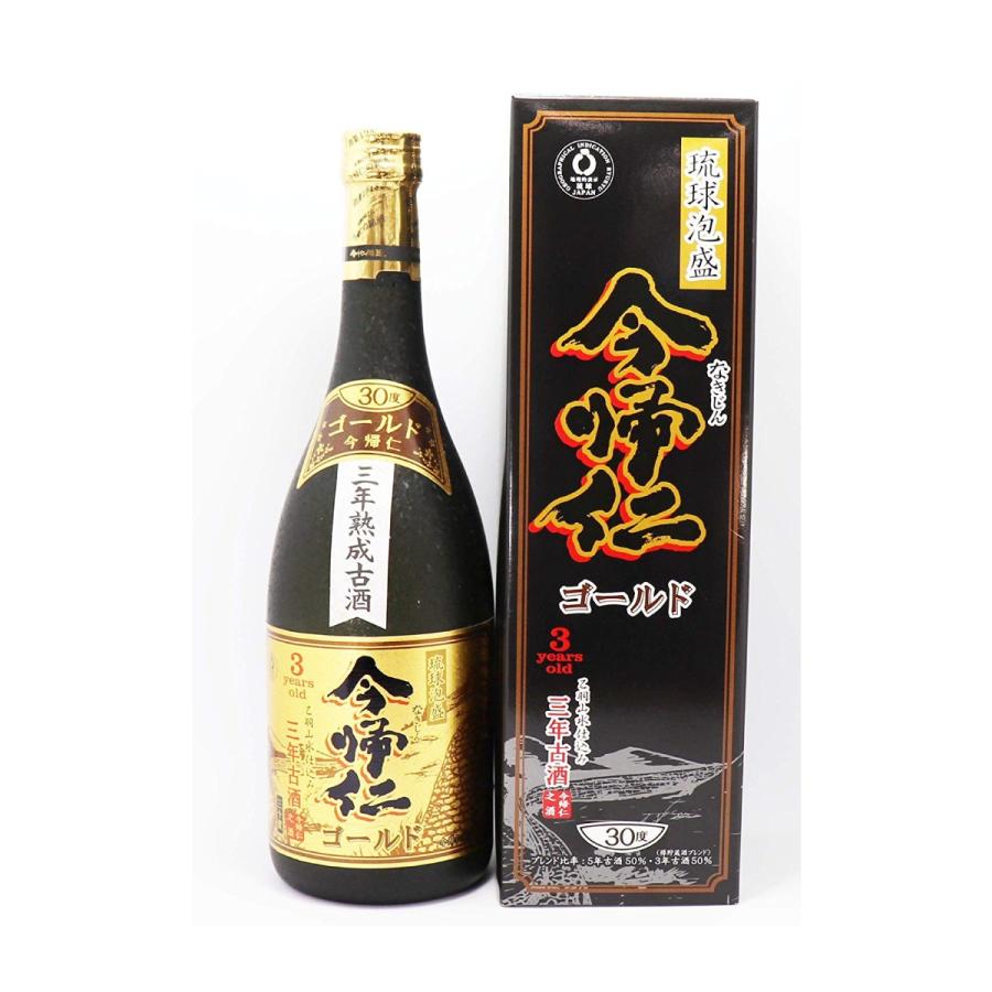 琉球泡盛 Off 今帰仁酒造 今帰仁ゴールド 古酒30度 7ml 1本瓶2 580円