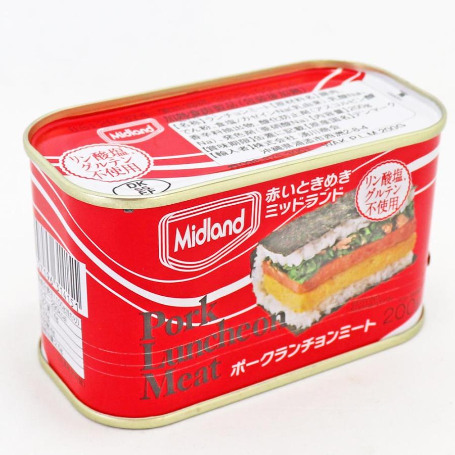 作 ミッドランド ポークランチョンミート200g×20缶 ポーク缶詰 SPAM