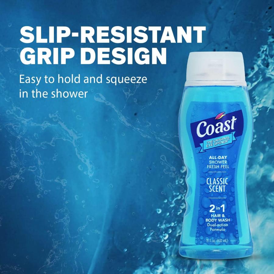 Coast（コースト） コーストボディーソープ ヘア＆ボディー 532ml×6本