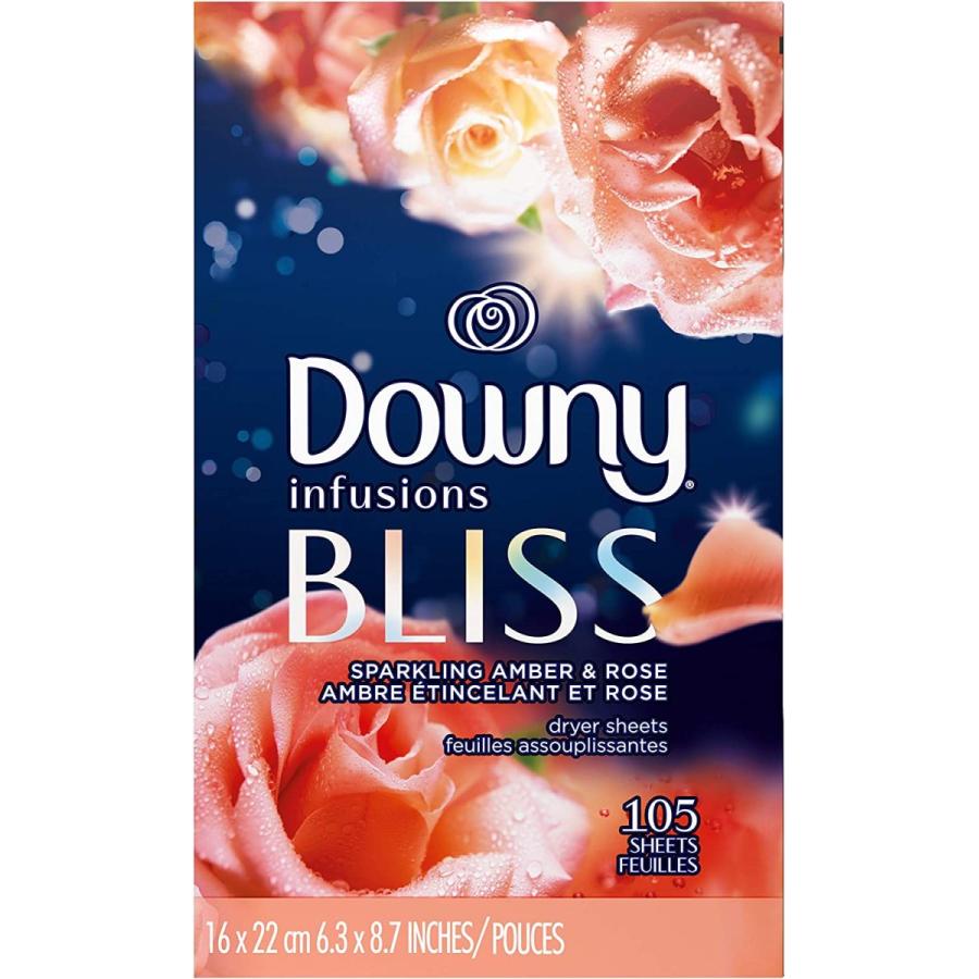 Downy ダウニー アンバーブロッサム シート 105シート（乾燥機用柔軟仕上シート） ggw725x ダウニー（Downy） ダウニーシート インフュージョン アンバーアンド