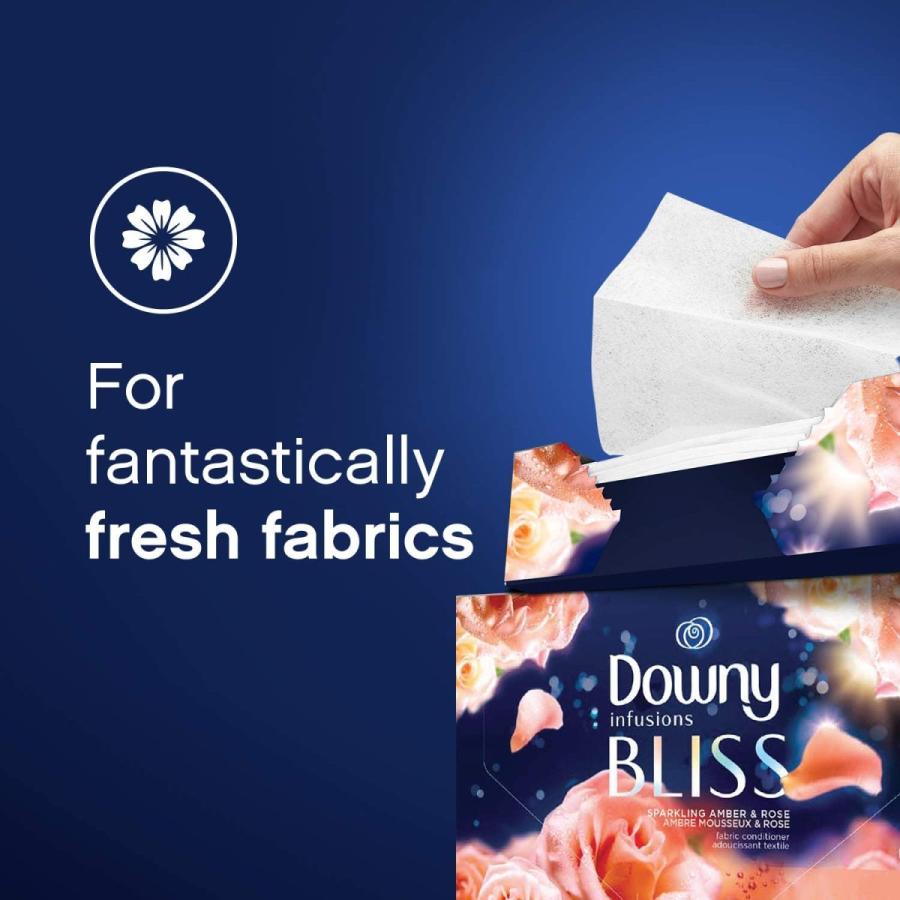 Downy ダウニー アンバーブロッサム シート 105シート（乾燥機用柔軟仕上シート） ggw725x Amazon | Downy ダウニー アンバーブロッサム シート 105シート2箱