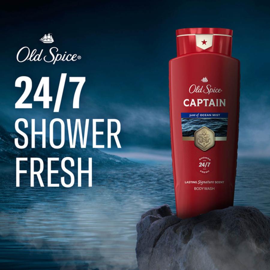 Old Spice（オールドスパイス） ボディーソープ キャプテン 473ml×4本