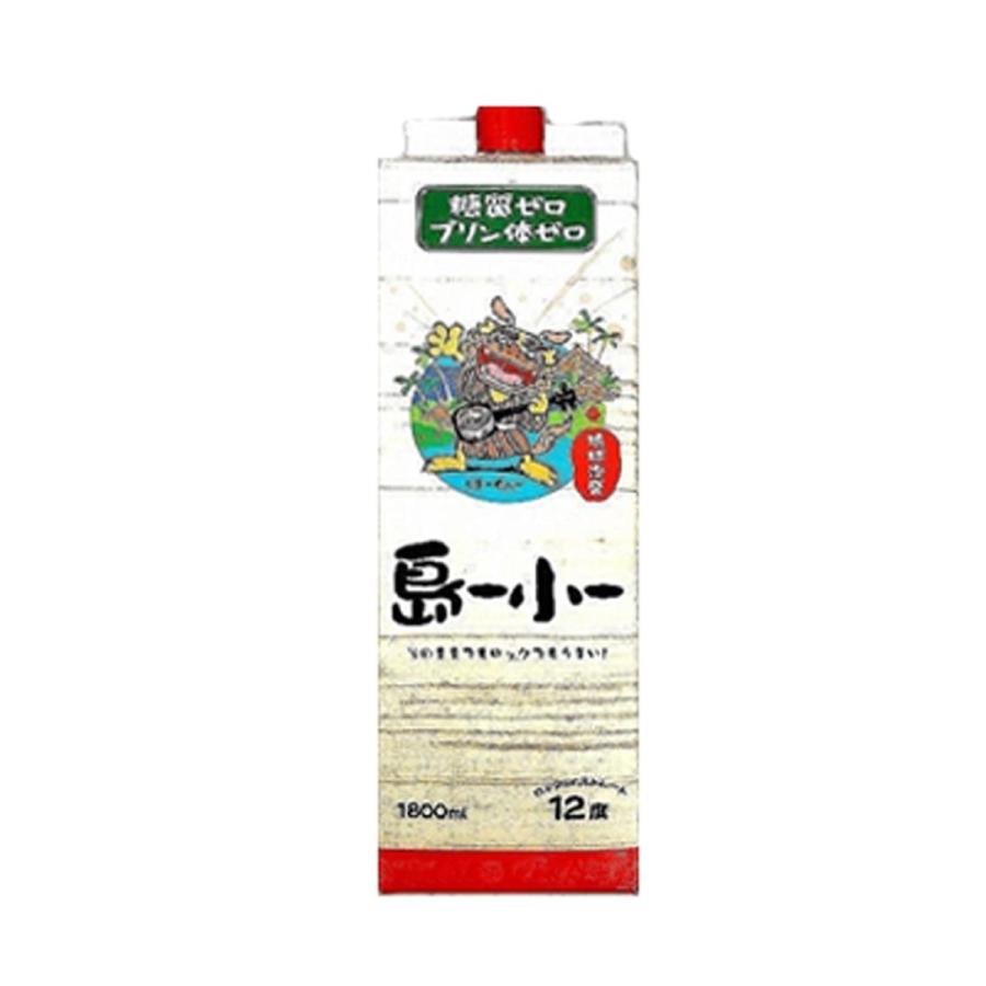 琉球泡盛 新里酒造 島ー小ー(しまーぐゎー) 12度 1.8L紙パック×6本