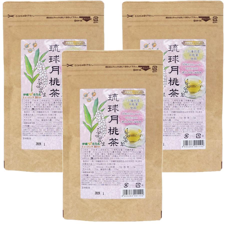 月桃茶 沖縄県産 琉球月桃葉 100％ 30包入×3袋 爆買 : 株式会社湧川