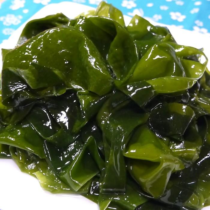 ☆新物入荷！早春獲れ！鳴門海峡の炭だきおさしみわかめ 500g（若布