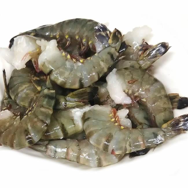 えびえび 無頭殻付） 優良品 天然ホワイト海老 13/15 やや大きめサイズ