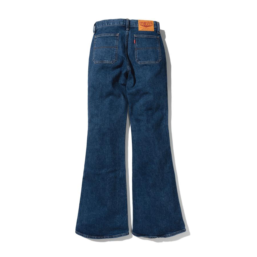 BIG JOHN bell bottom ベルボトム ヒッピー Big John（ビッグジョン） ベルボトム ジップアップ MH402Z デニム