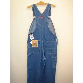 DickiesUD8396Indigo Bib Overall/SNBストーンウォッシュ｜maruseru｜02