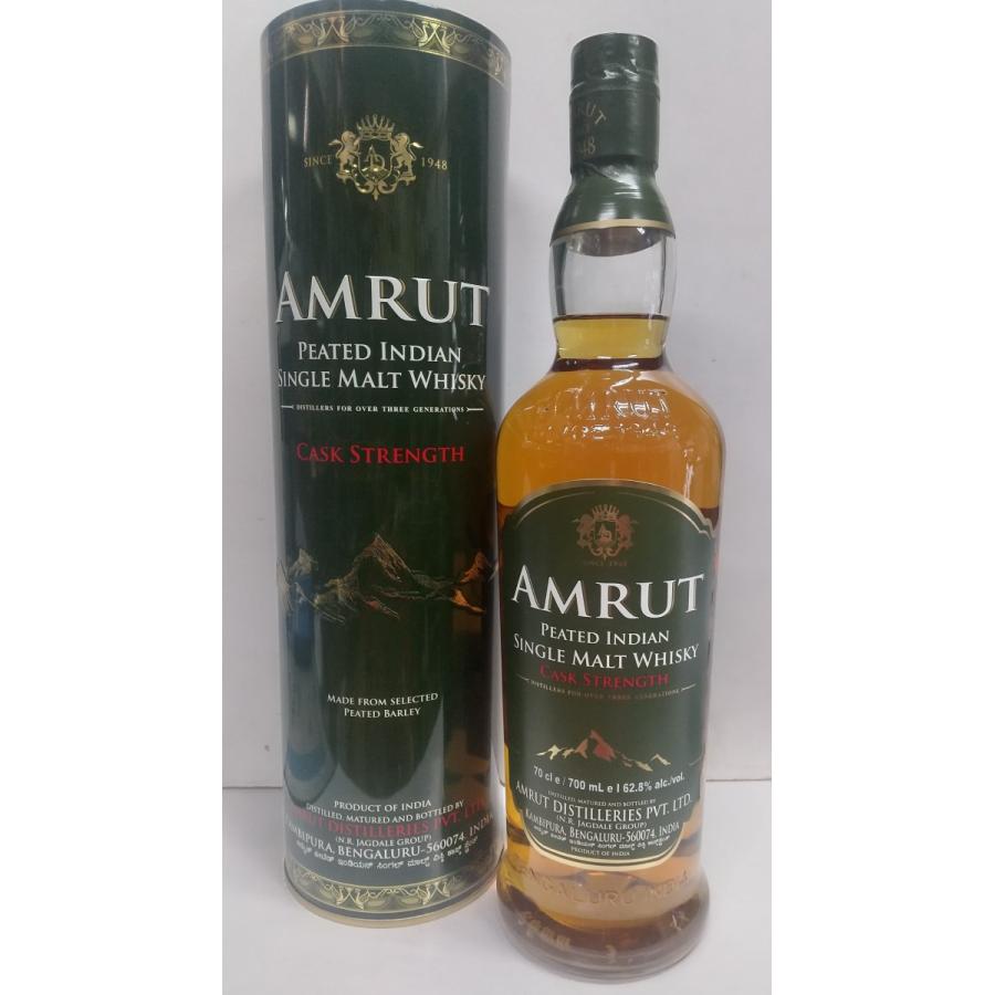 アムルット ピーテッド インディアン シングル モルト ウイスキー カスク ストレングス 62 8 700ml ガイアフロー Amrut 004 丸茂芹澤酒店ヤフー店 通販 Yahoo ショッピング