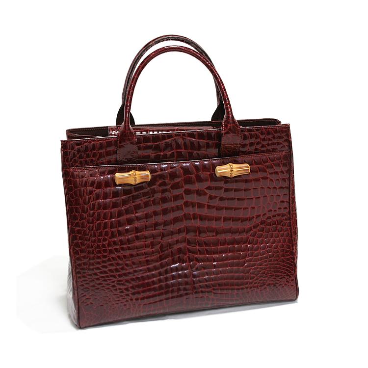ジョリボース jollibors クロコバッグ ボルドー 赤 VERO COCCO ジョリボース jollibors クロコバッグ ボルドー 赤 VERO COCCO