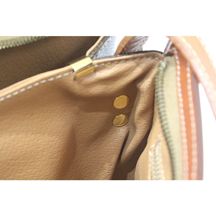 CELINE 【訳アリ品】＜カスタム＞ セリーヌ マカダム柄 ショルダー 