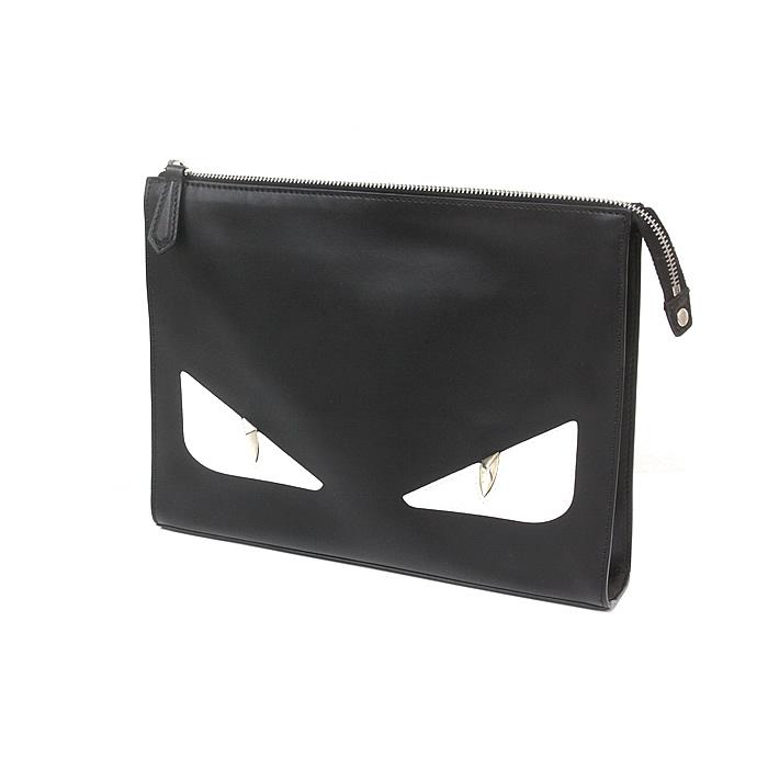 FENDI フェンディ スリム クラッチバッグ バグズ モンスターアイ FENDI フェンディ スリム クラッチバッグ バグズ モンスターアイ