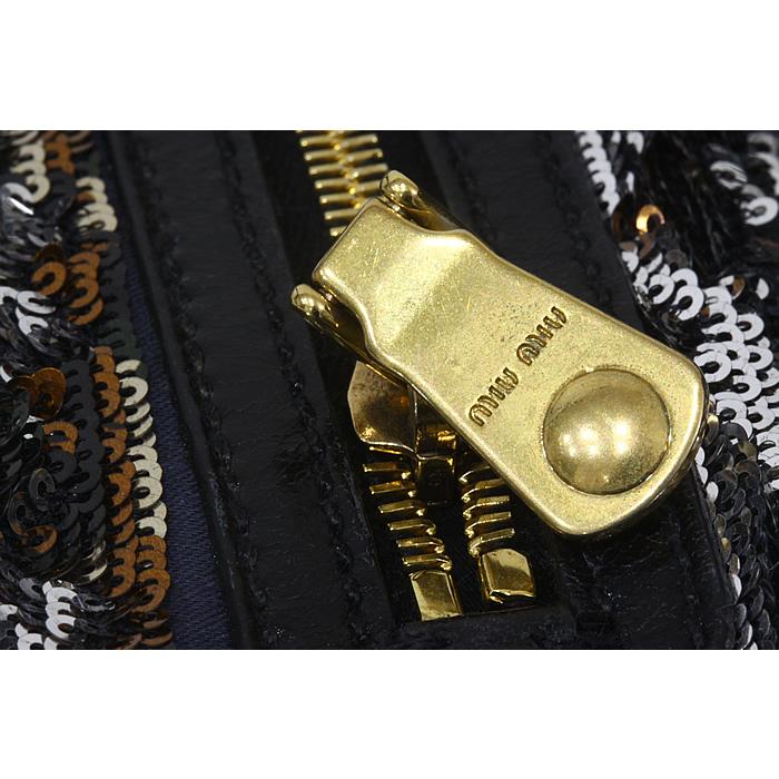 miu ミュウミュウ miumiu スパンコールバッグ レザー ショルダー miu ミュウミュウ miumiu スパンコールバッグ レザー ショルダー