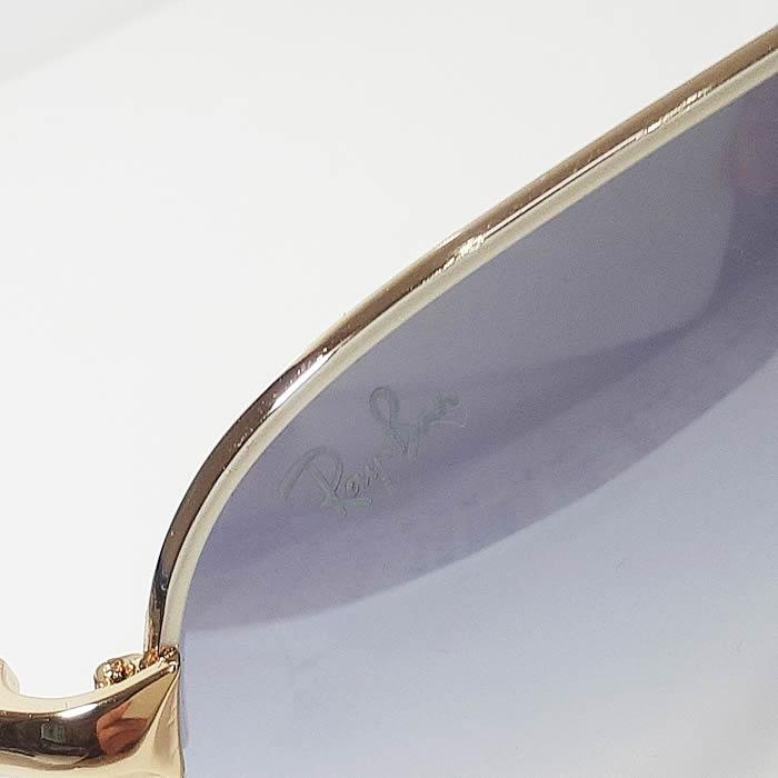 AVIATOR（Ray-Ban） 【美品】レイバン サングラス RB3387 アビエーター フレーム：ゴールド×ホワイト 64 15 レンズ ...