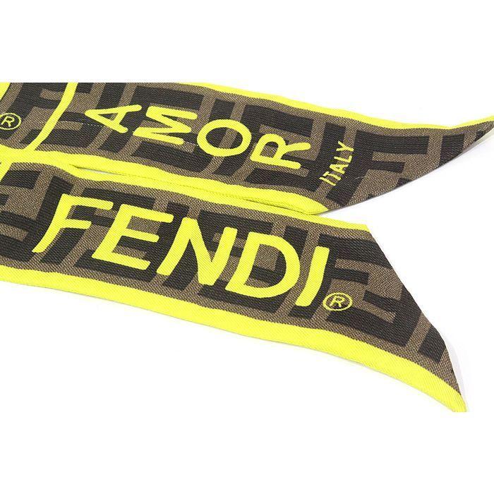 FENDI フェンディ ラッピー ツイリー スカーフ 2本セット FENDI フェンディ ラッピー ツイリー スカーフ 2本セット