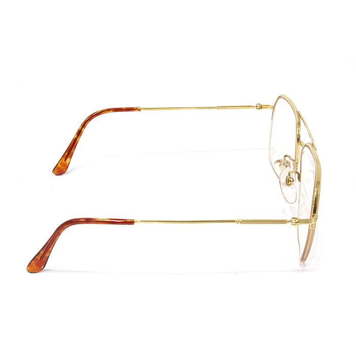 K18  金無垢メガネフレーム　刻印あり　総重量23.3g 新品 金無垢 K18 メガネ フレーム ランセル LANCEL レディース15