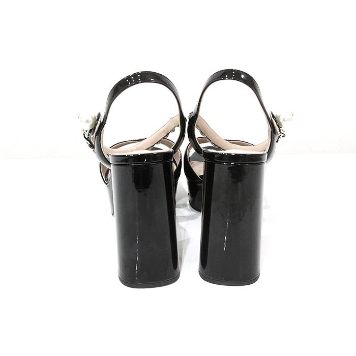 miu <約24.5cm>ミュウミュウ miumiu パテントレザー miu <約24.5cm>ミュウミュウ miumiu パテントレザー