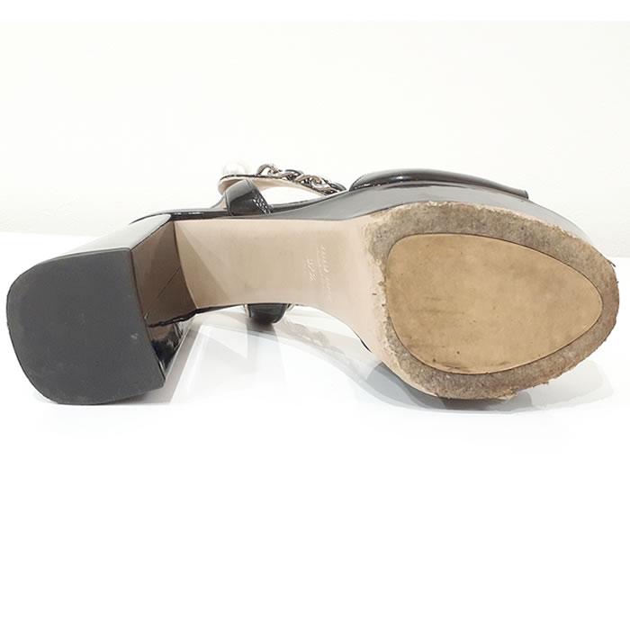 miu <約24.5cm>ミュウミュウ miumiu パテントレザー miu <約24.5cm>ミュウミュウ miumiu パテントレザー