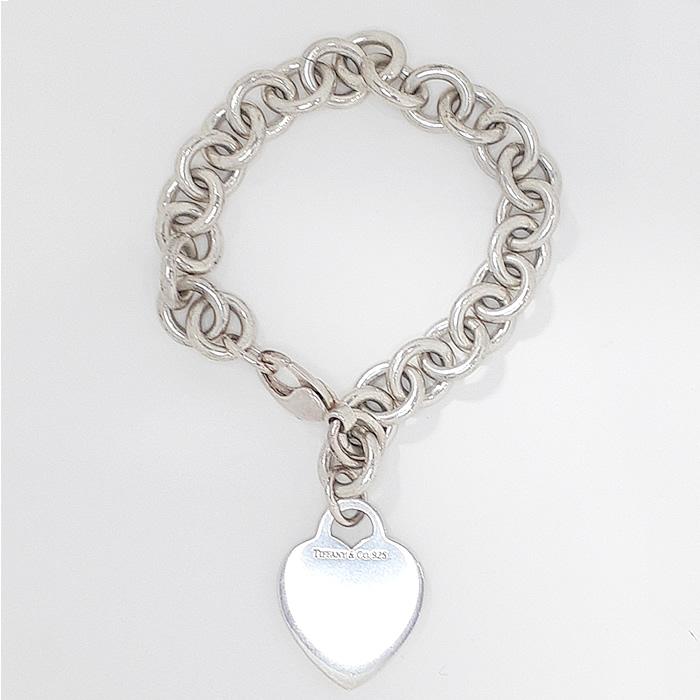 TIFFANY&Co. ティファニー シルバー925 ハートタグ ブレスレット TIFFANY&Co. ティファニー シルバー925 ハートタグ ブレスレット