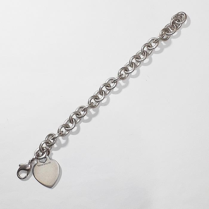TIFFANY&Co. ティファニー シルバー925 ハートタグ ブレスレット TIFFANY&Co. ティファニー シルバー925 ハートタグ ブレスレット
