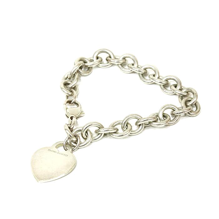 TIFFANY&Co. ティファニー シルバー925 ハートタグ ブレスレット TIFFANY&Co. ティファニー シルバー925 ハートタグ ブレスレット