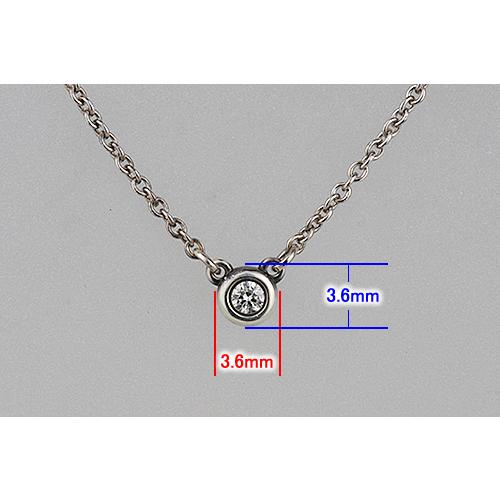 ティファニー バイザヤード ネックレス ダイアモンドスターリング