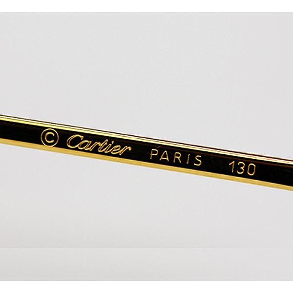 Cartier カルティエ サングラス ロゴマーク PARIS 130 ゴールド Cartier カルティエ サングラス ロゴマーク PARIS 130 ゴールド