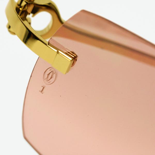 Cartier カルティエ サングラス ロゴマーク PARIS 130 ゴールド Cartier カルティエ サングラス ロゴマーク PARIS 130 ゴールド
