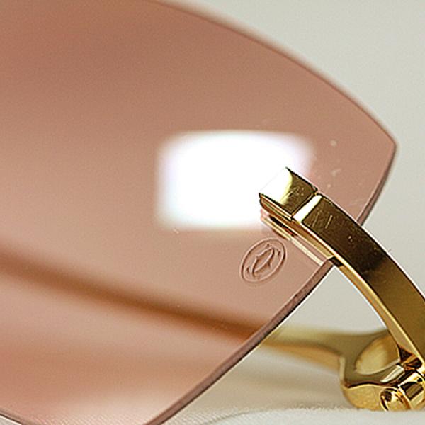 Cartier カルティエ サングラス ロゴマーク PARIS 130 ゴールド Cartier カルティエ サングラス ロゴマーク PARIS 130 ゴールド