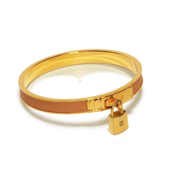HERMES エルメス ケリー カデナ バングル ゴールド GP レザー HERMES エルメス ケリー カデナ バングル ゴールド GP レザー