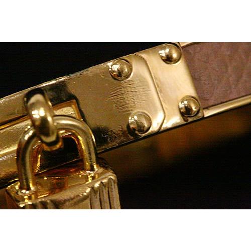 HERMES エルメス ケリー カデナ バングル ゴールド GP レザー HERMES エルメス ケリー カデナ バングル ゴールド GP レザー