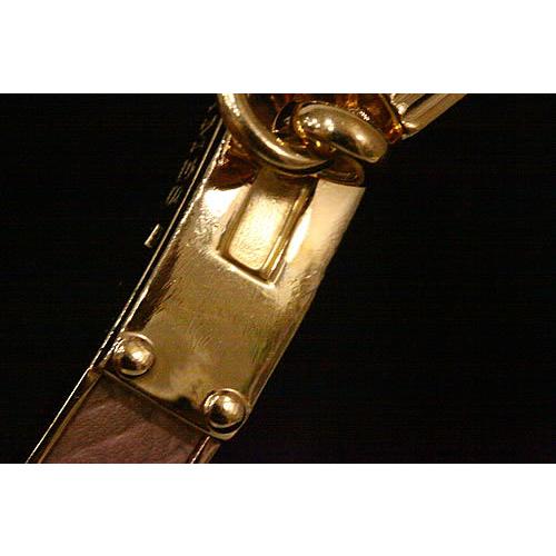 HERMES エルメス ケリー カデナ バングル ゴールド GP レザー HERMES エルメス ケリー カデナ バングル ゴールド GP レザー