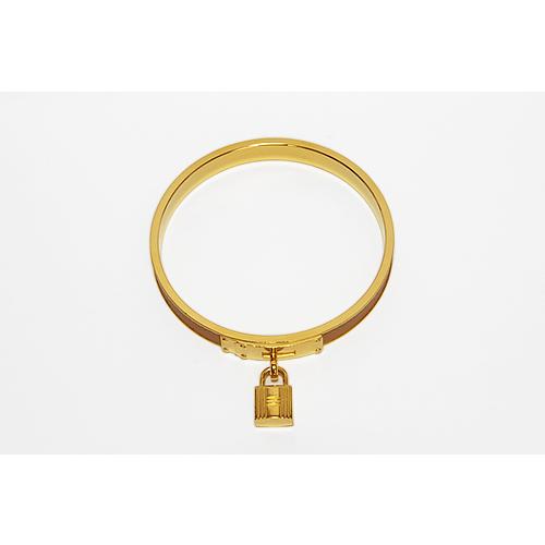 HERMES エルメス ケリー カデナ バングル ゴールド GP レザー HERMES エルメス ケリー カデナ バングル ゴールド GP レザー