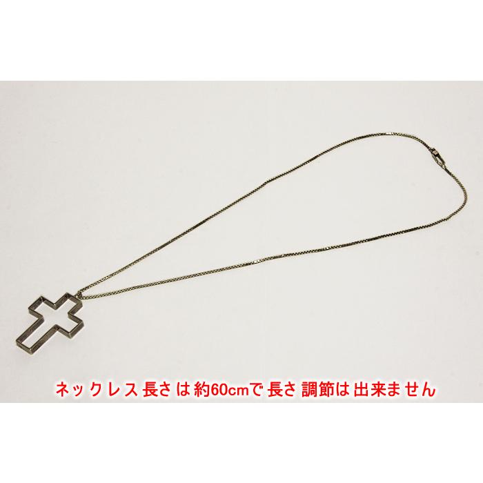 GUCCI グッチ オープンクロス シルバーネックレス ロザリオ GUCCI グッチ オープンクロス シルバーネックレス ロザリオ