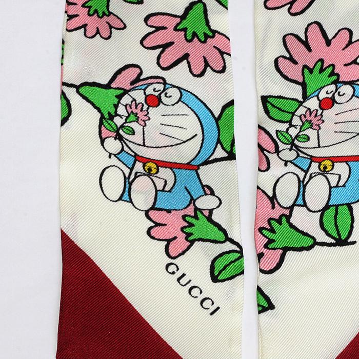 GUCCI グッチ×ドラえもん コラボレーション スカーフ 656611 GUCCI グッチ×ドラえもん コラボレーション スカーフ 656611
