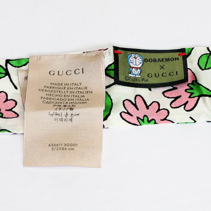 GUCCI グッチ×ドラえもん コラボレーション スカーフ 656611 GUCCI グッチ×ドラえもん コラボレーション スカーフ 656611