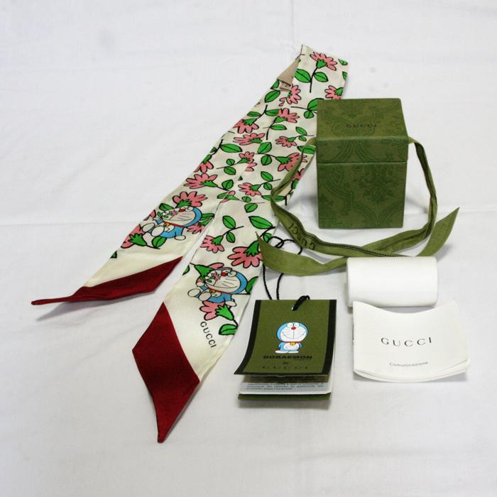 GUCCI グッチ×ドラえもん コラボレーション スカーフ 656611 GUCCI グッチ×ドラえもん コラボレーション スカーフ 656611