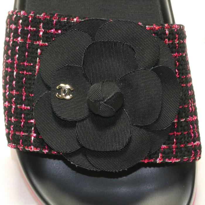 CHANEL 【未使用/美品】＜36/約23.0cm＞シャネル ココマーク カメリア  