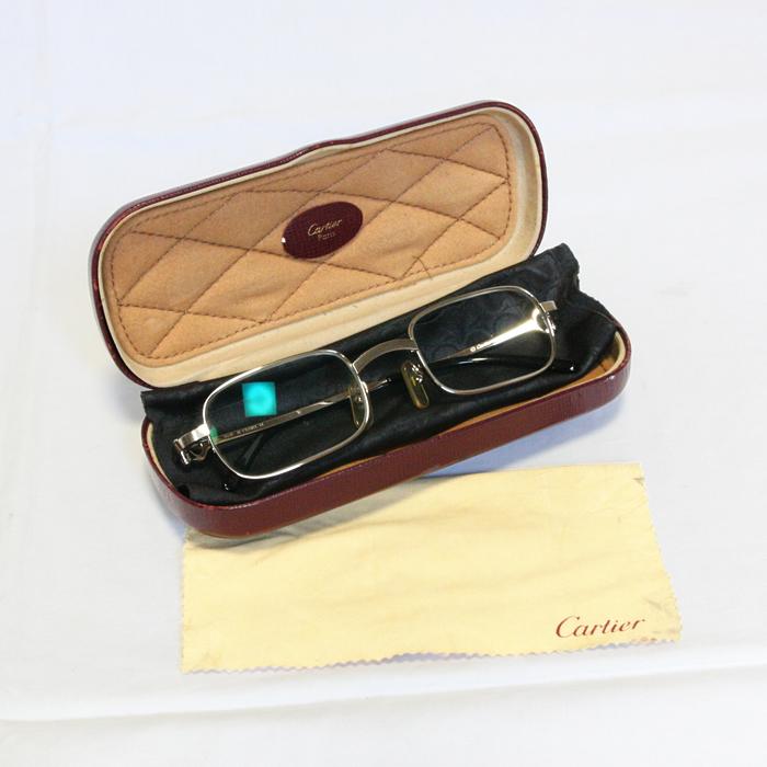 Cartier カルティエ メガネフレーム 135 48□21 シルバーカラー Cartier カルティエ メガネフレーム 135 48□21 シルバーカラー