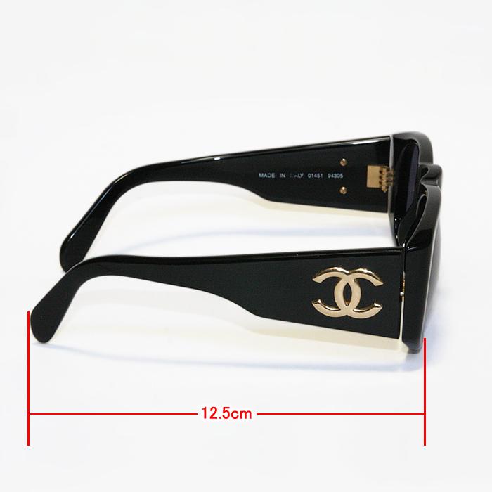CHANEL シャネル サングラス ブラック系 01451 94305 テンプルに CHANEL シャネル サングラス ブラック系 01451 94305 テンプルに