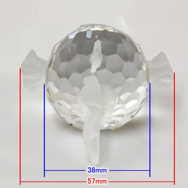 SWAROVSKI スワロフスキー クリスタル フィギュア ふぐ 高さ41mm SWAROVSKI スワロフスキー クリスタル フィギュア ふぐ 高さ41mm